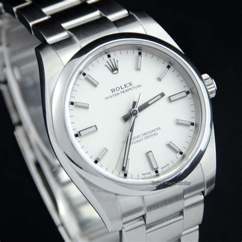 rolex explorer oyster perpetual 114200 white dial